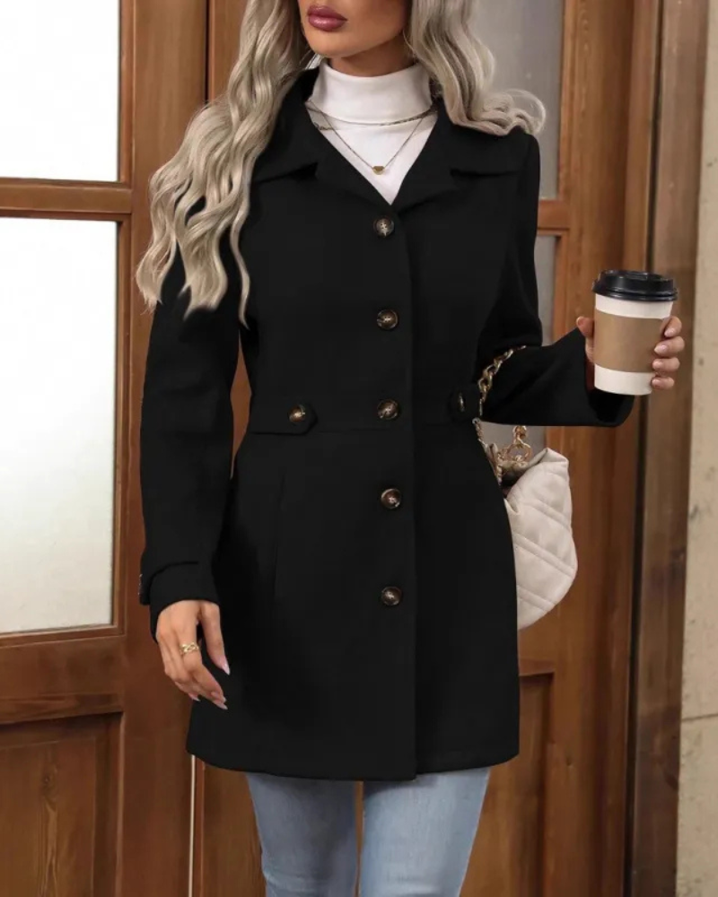 Elena™ | Manteau Élégant Cintré