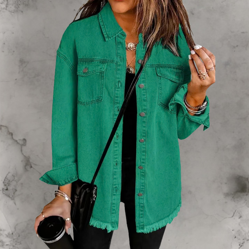 Kian™ | Veste en jean décontractée à boutons