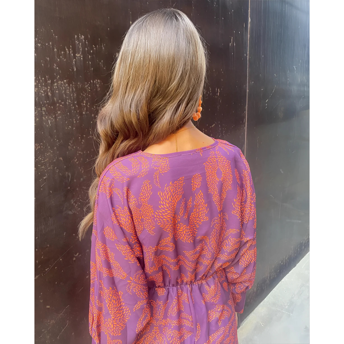Arabella | Robe longue à décolleté plongeant et nœud torsadé
