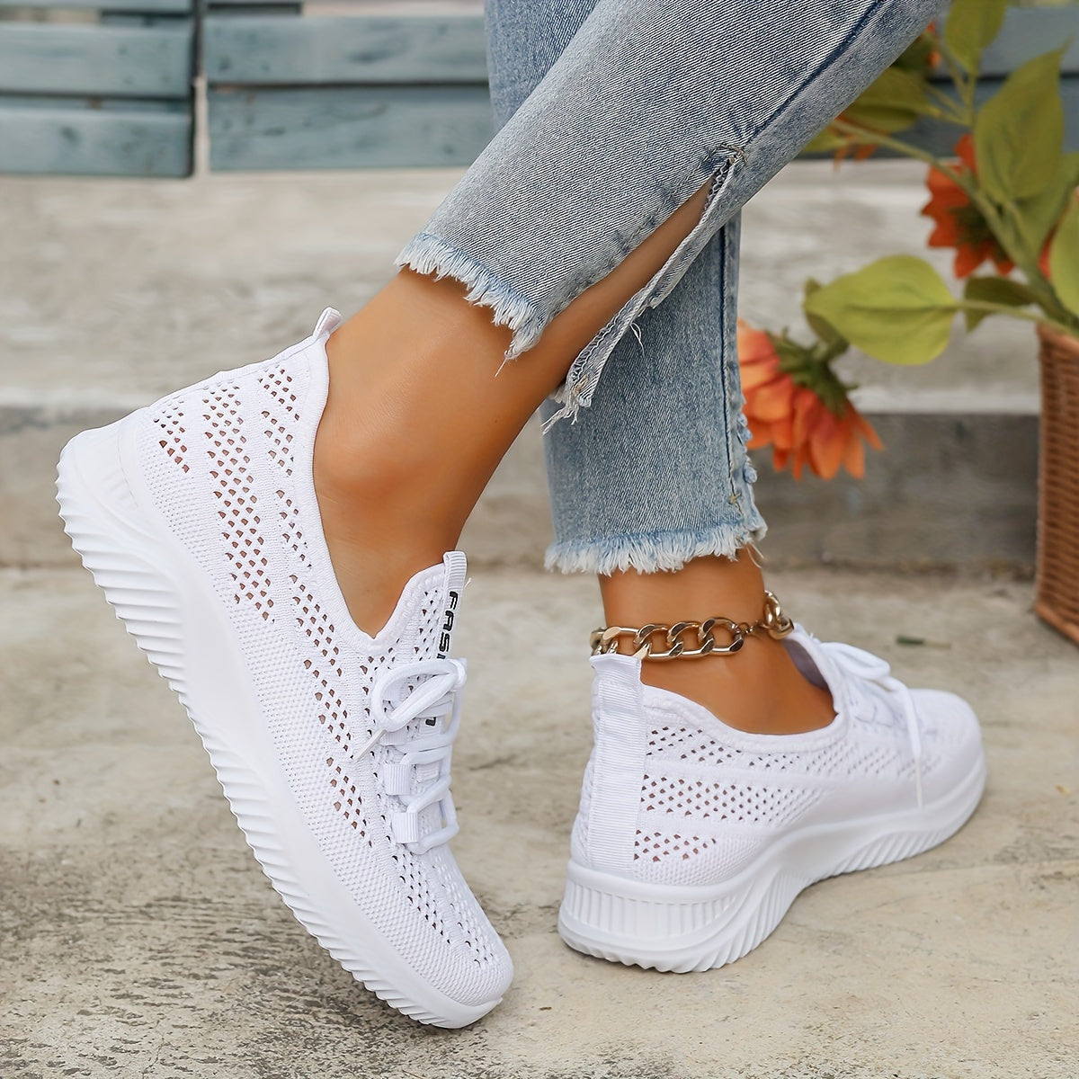 Colette | Baskets Respirantes Confort Total + SEMELLES OFFERTES