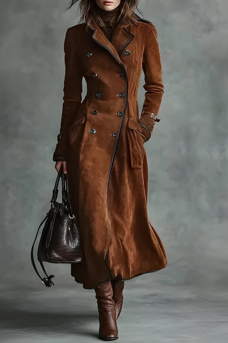Mara™ | Manteau Long Cintré et Élégant