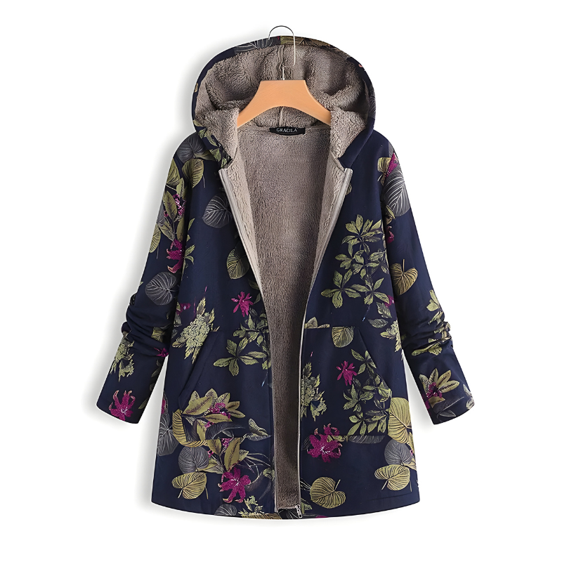 Mira™ | Veste en Fleece à Fleurs Élégante