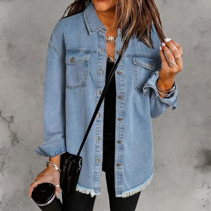 Kian™ | Veste en Jean Décontractée avec Boutons