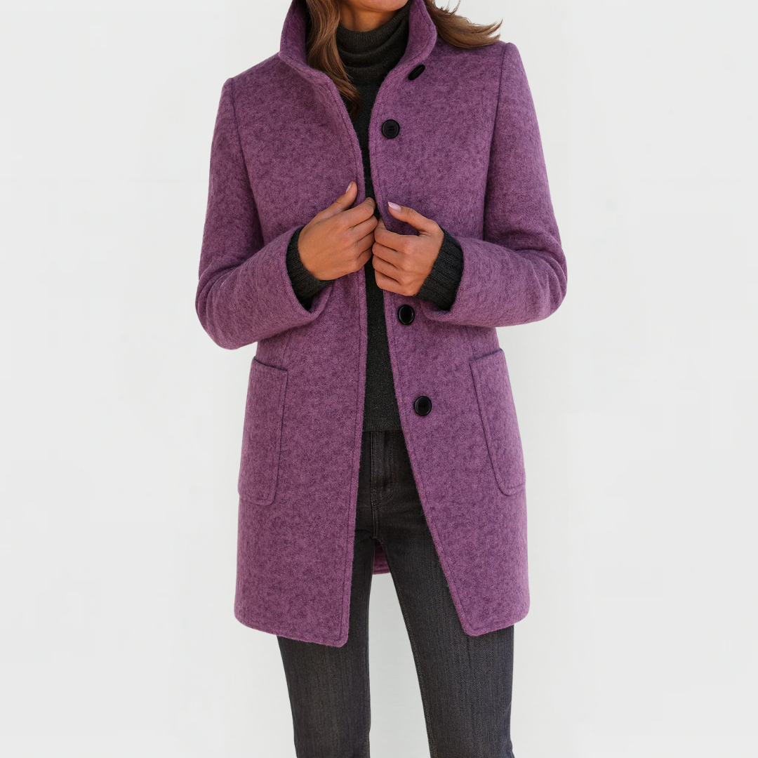 Hermine | Manteau Élégant à Coupe Structurée