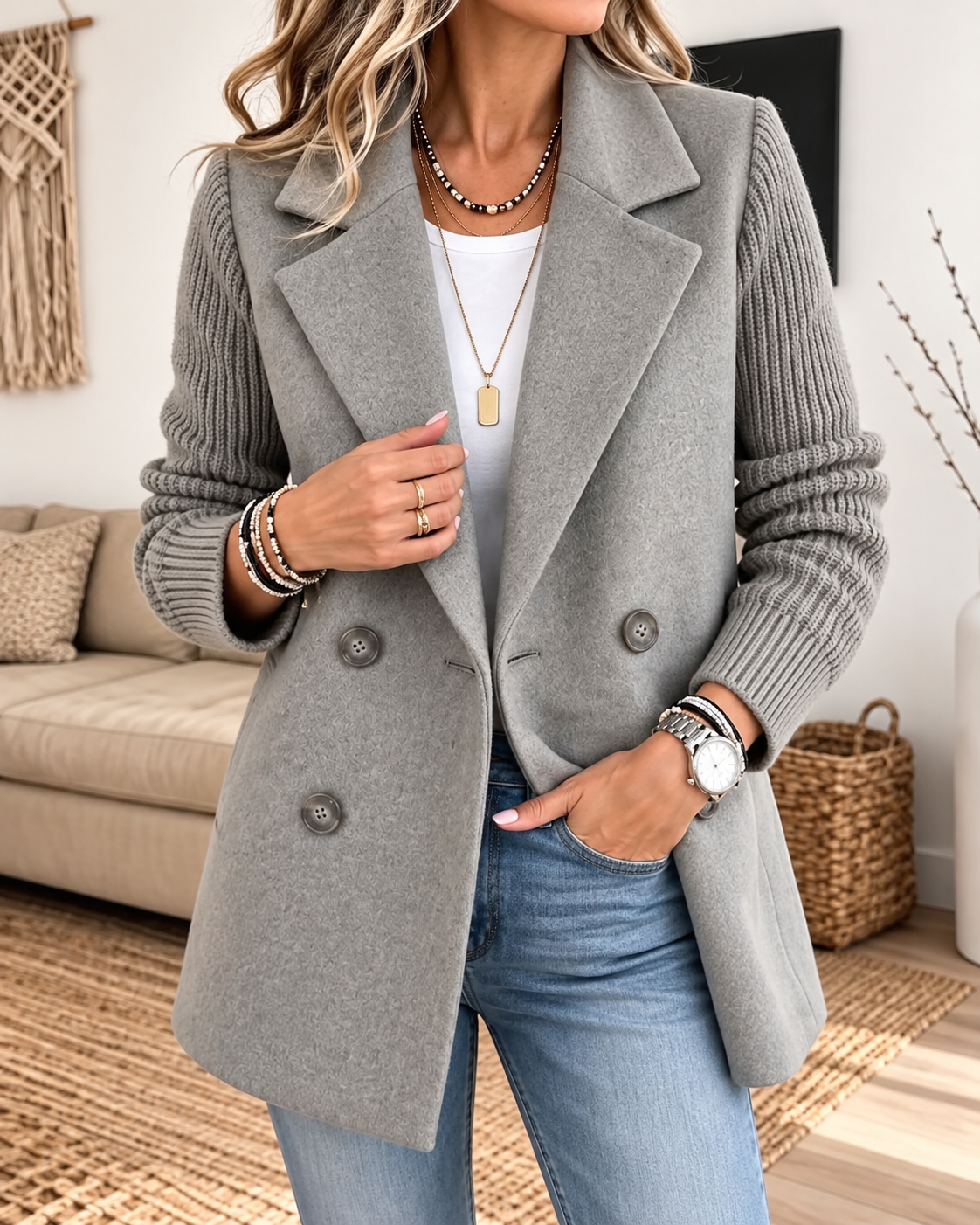 Chloé™ | Blazer raffiné au style élégant