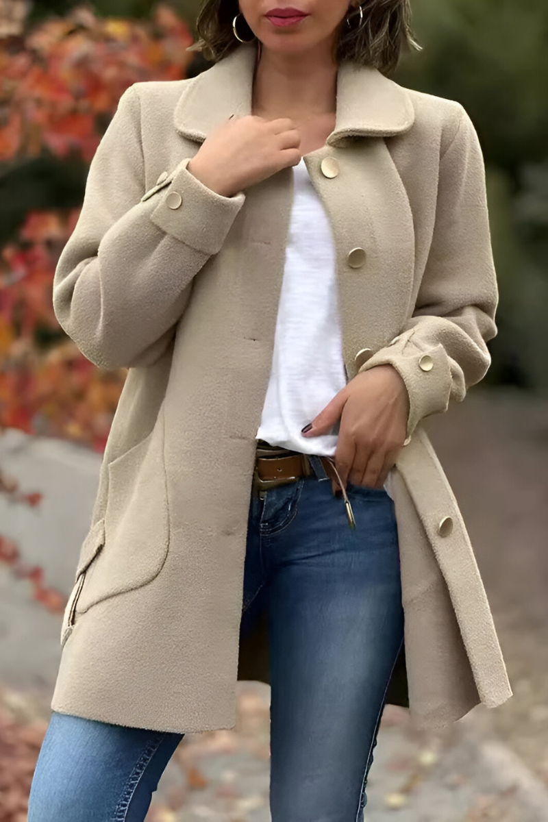 Irena™ | Manteau classique avec boutons