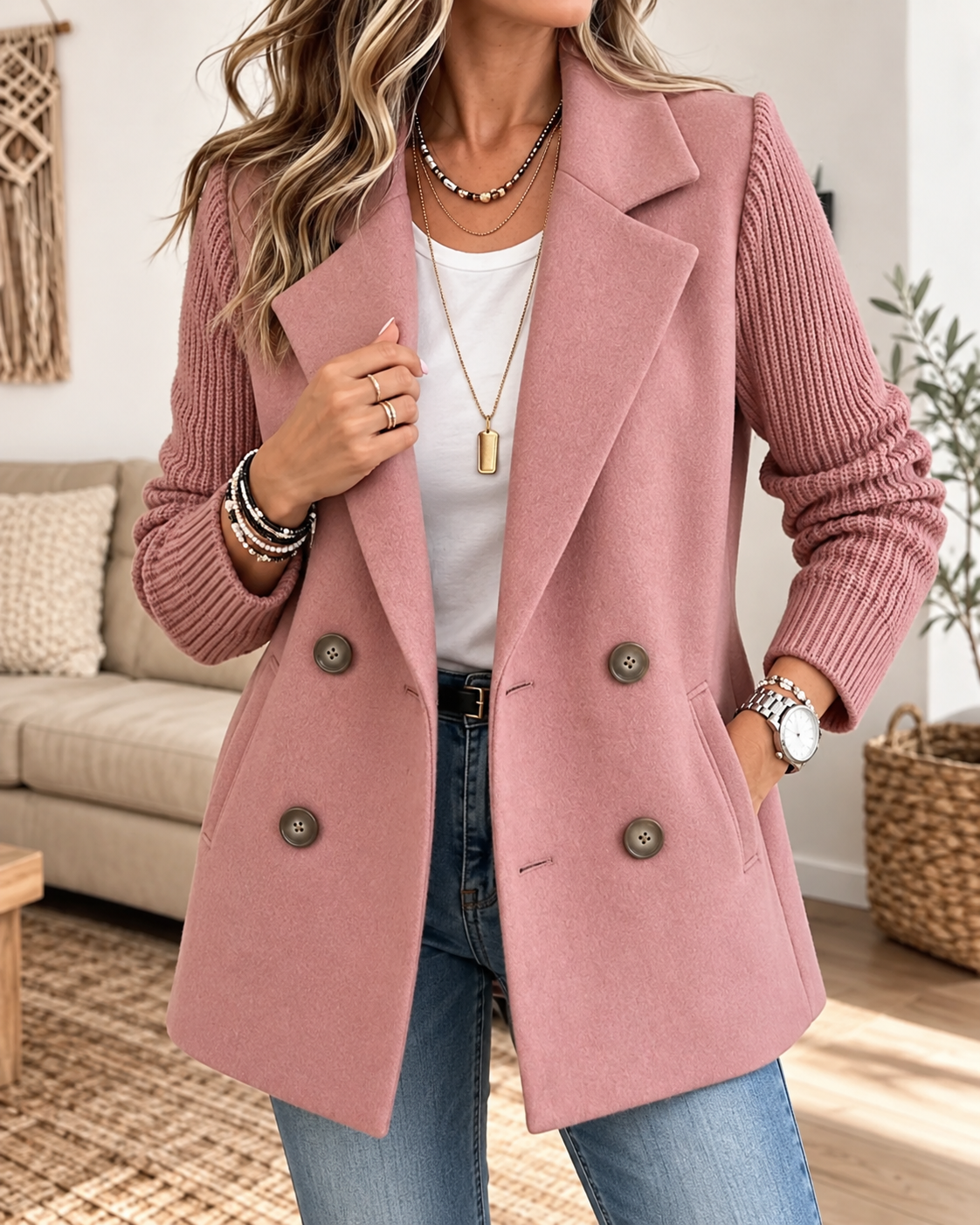Chloé™ | Blazer raffiné au style élégant