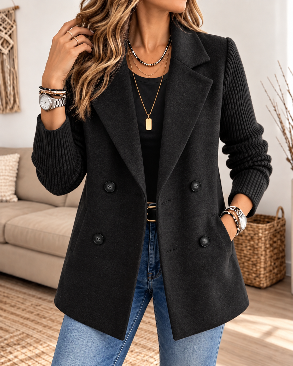 Chloé™ | Blazer raffiné au style élégant