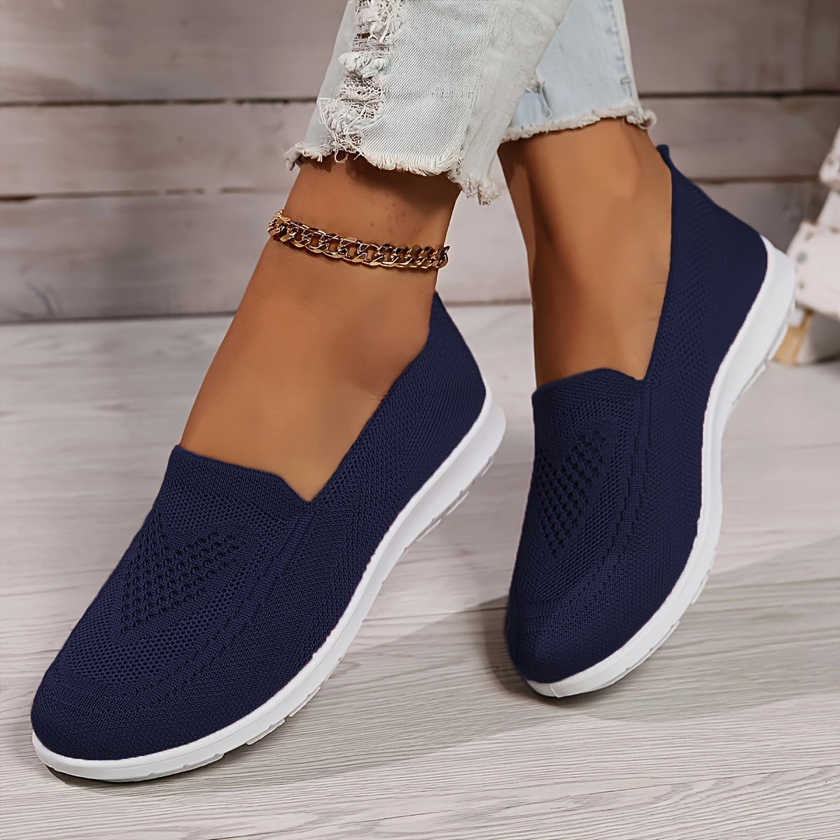 Blandine | Mocassins Ergonomiques Plats · Semelles Offertes