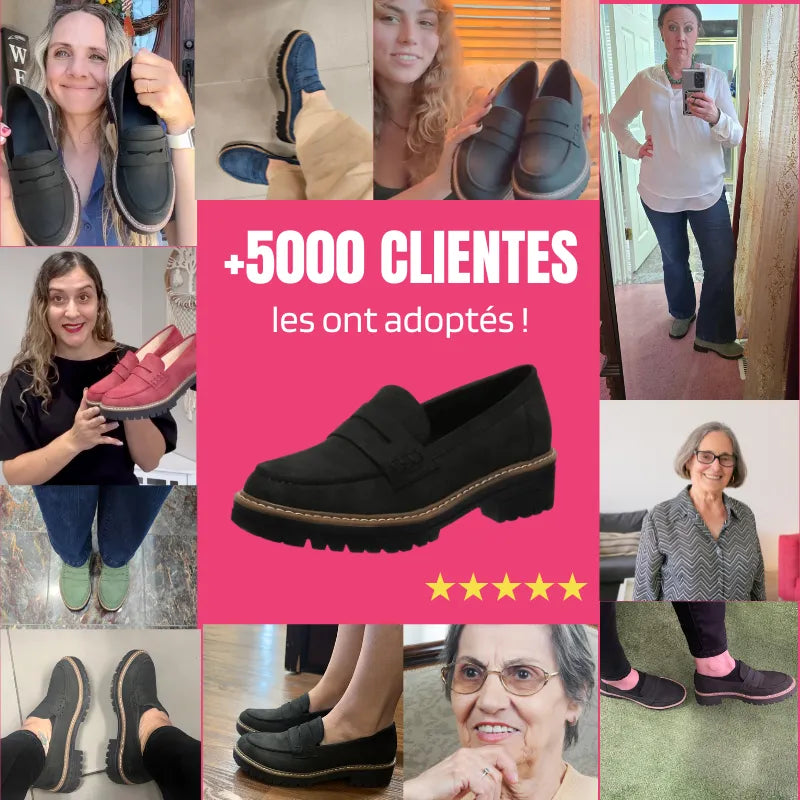 Ombeline | Mocassins Élégants à Semelle Antichoc