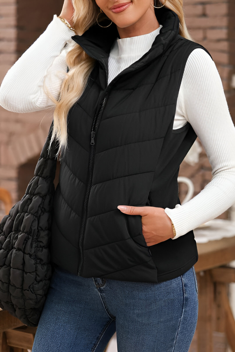 Manon™ | Gilet Puffer Matelassé Chaud