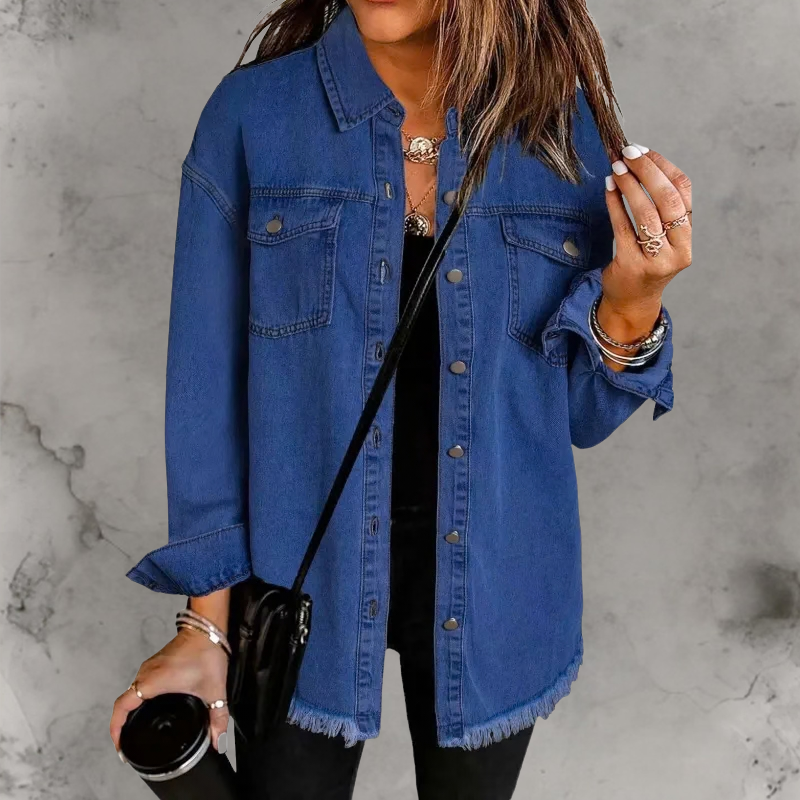 Kian™ | Veste en jean décontractée à boutons