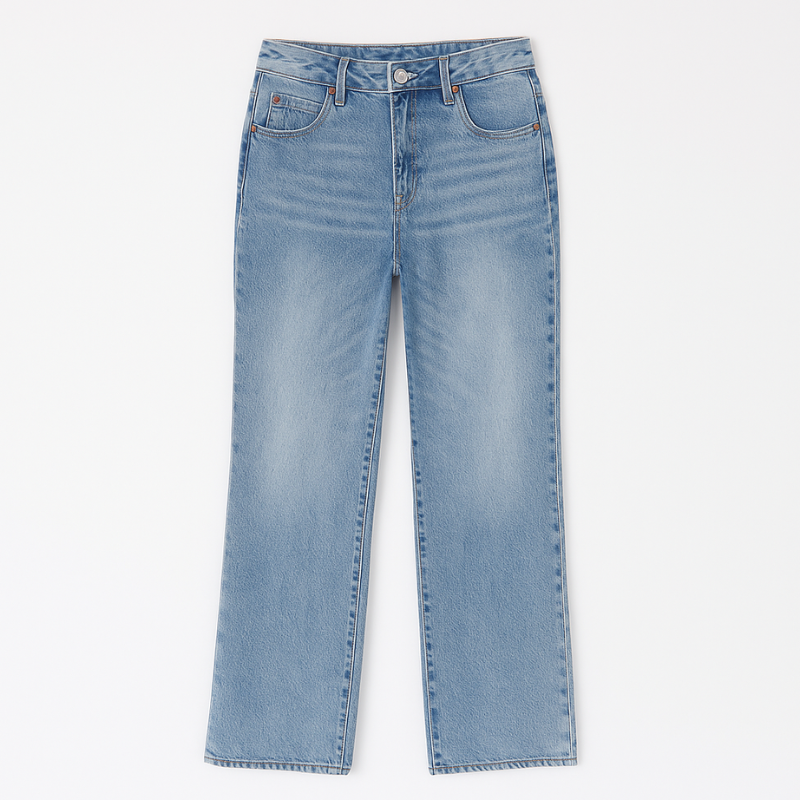 Jean baggy taille basse pour femme
