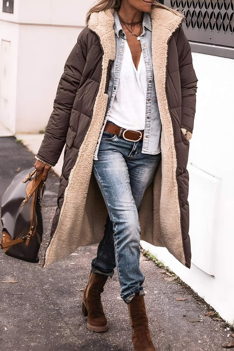 Joni™ | Manteau élégant et épais rembourré