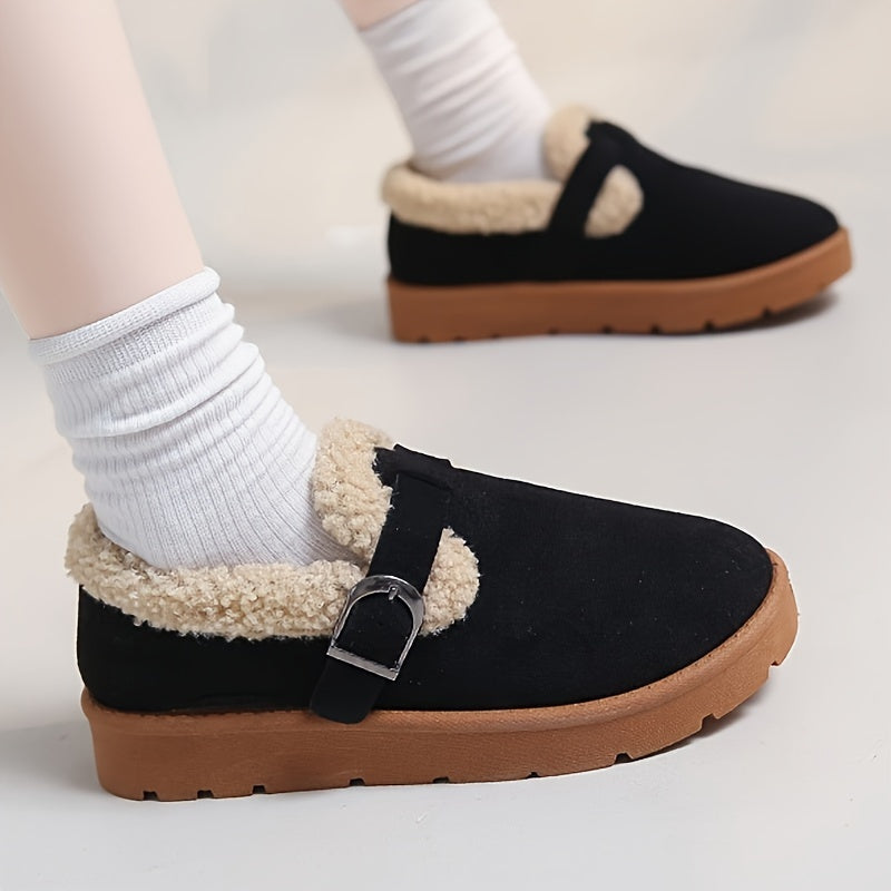 Martine | Bottines d'Hiver Doublées à Bride Réglable