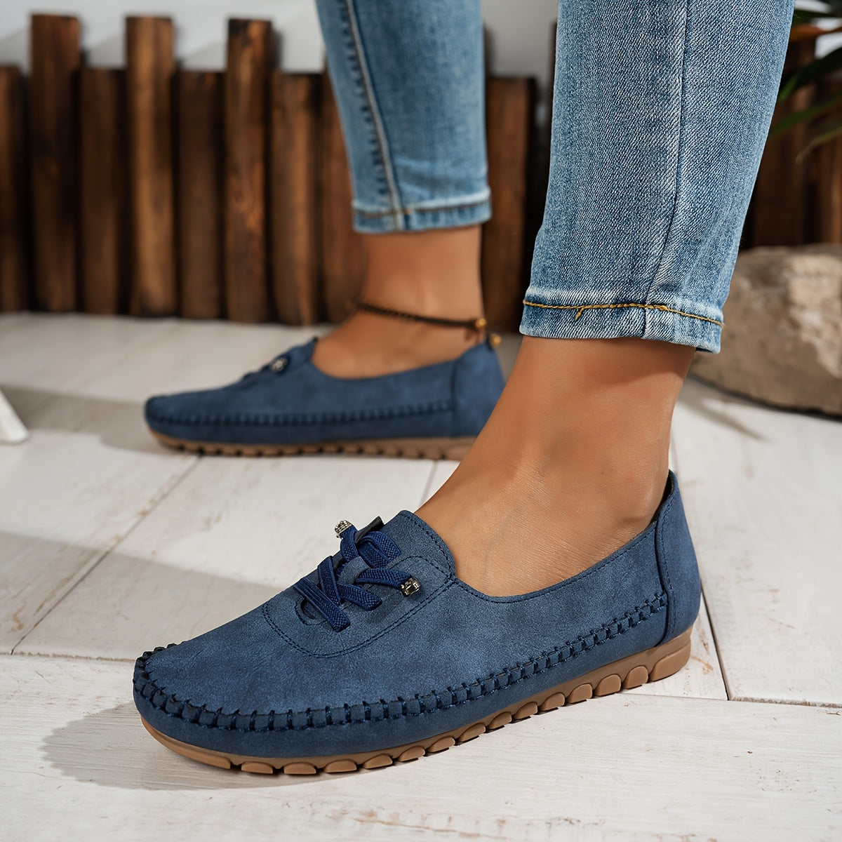Edwige | Mocassins Souples à Soutien Intégral pour Pieds Sensibles