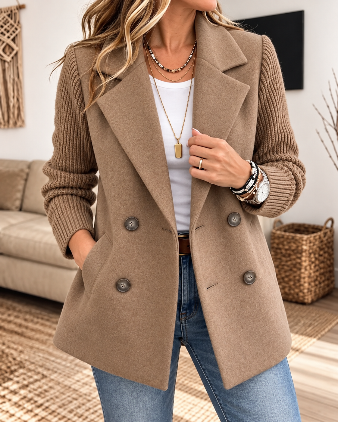 Chloé™ | Blazer raffiné au style élégant