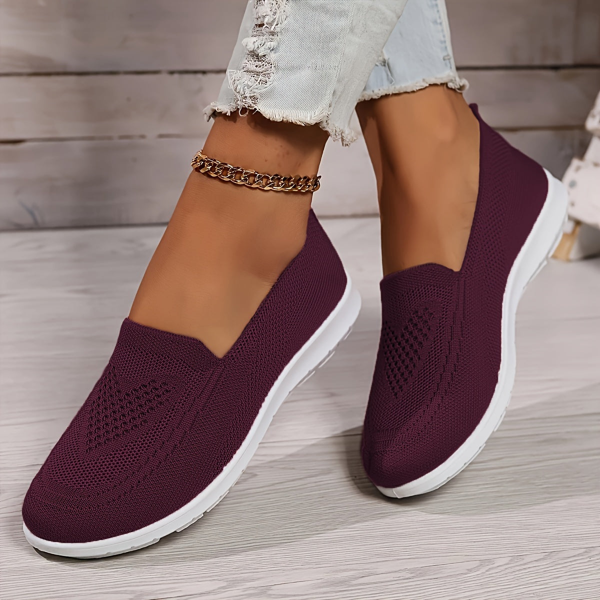 Blandine | Mocassins Ergonomiques Plats · Semelles Offertes