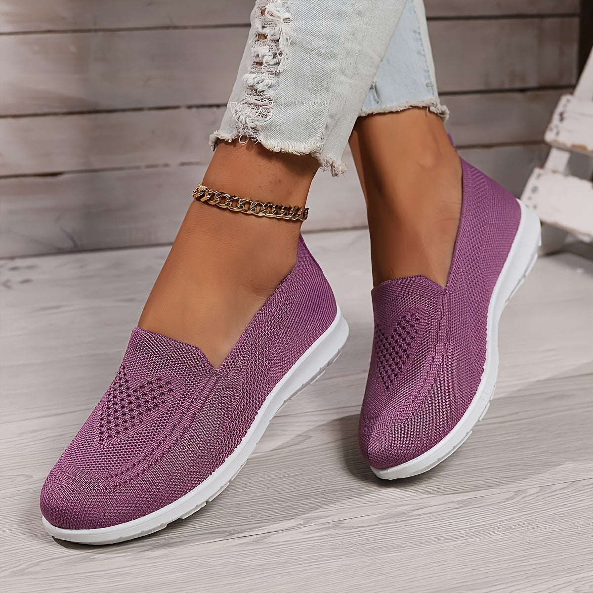 Blandine | Mocassins Ergonomiques Plats · Semelles Offertes