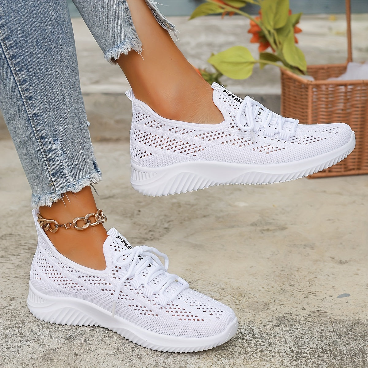Colette | Baskets Respirantes Confort Total + SEMELLES OFFERTES