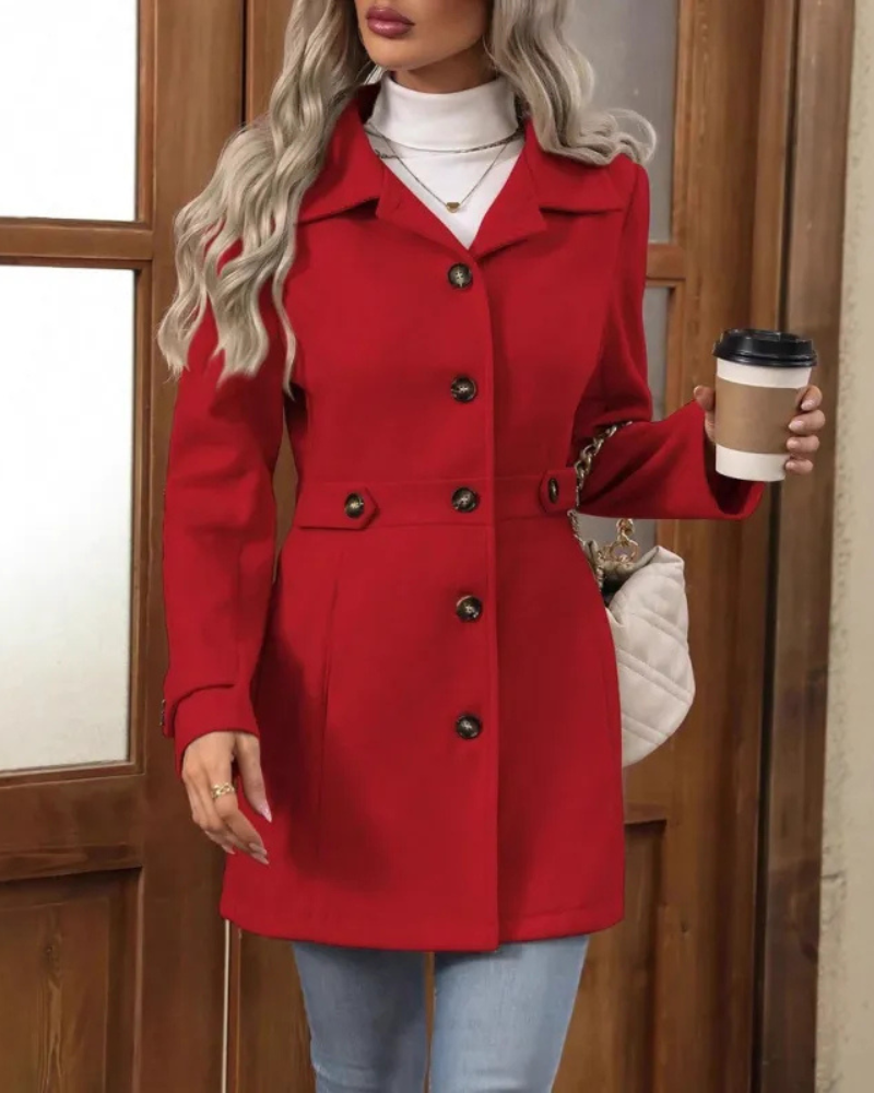 Elena™ | Manteau Élégant Cintré