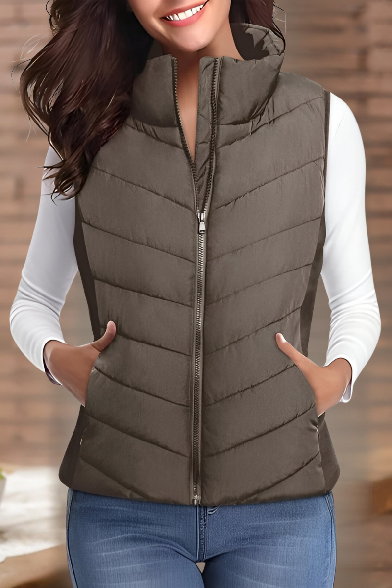 Manon™ | Gilet Puffer Matelassé Chaud
