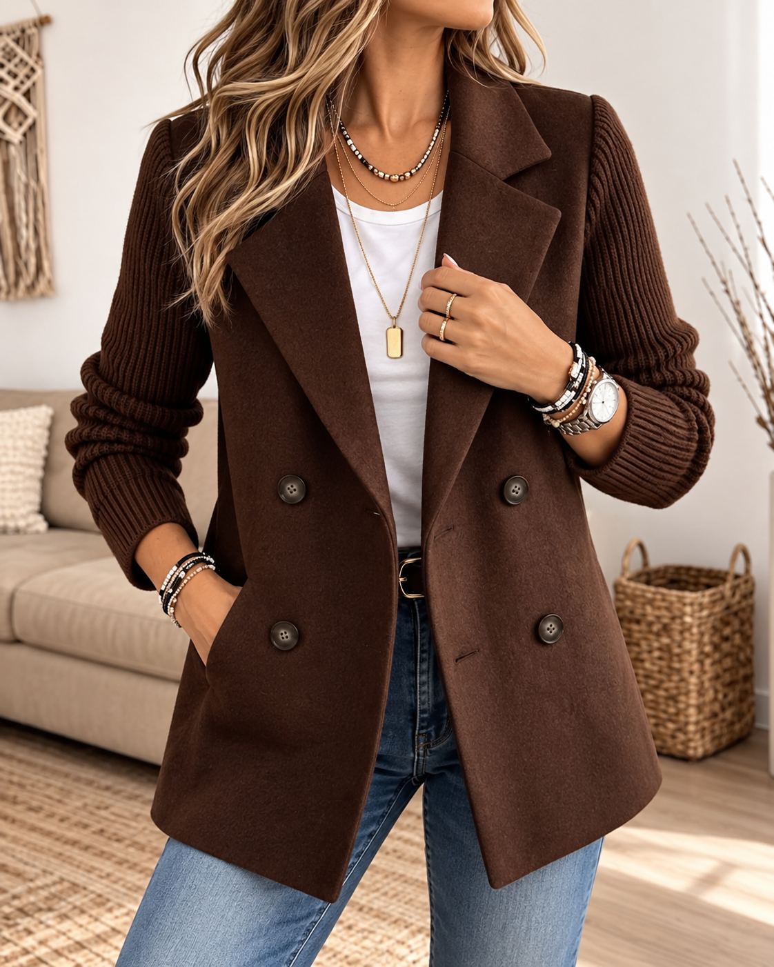 Chloé™ | Blazer raffiné au style élégant