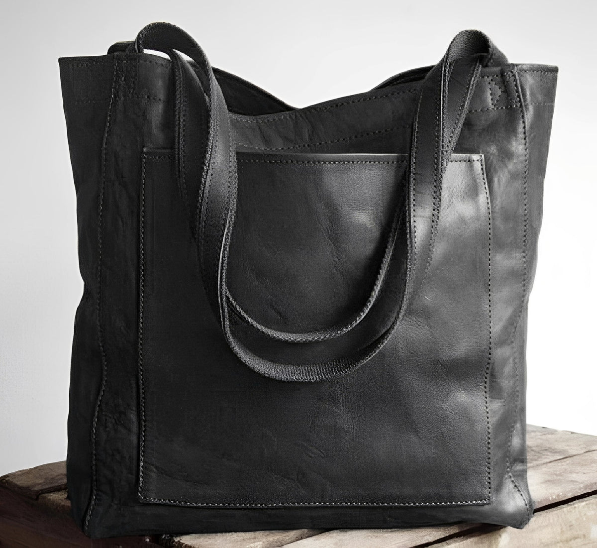 Toni – Sac en cuir élégant à doublure suédée