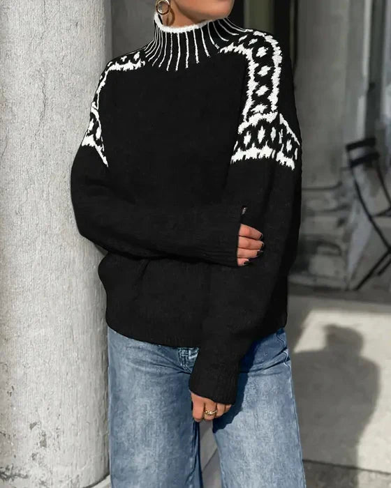 Mathilde™ — Pull chaleureux au charme nordique