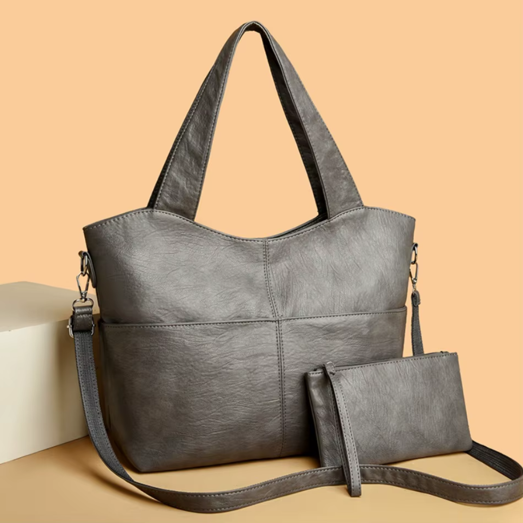 Gabbie – Sac à main structuré élégant à double bandoulière