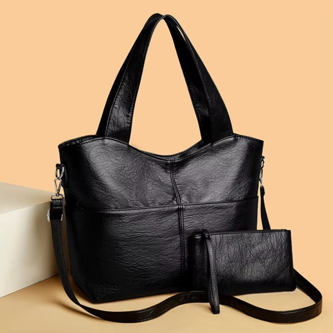 Gabbie – Sac à main structuré élégant à double bandoulière