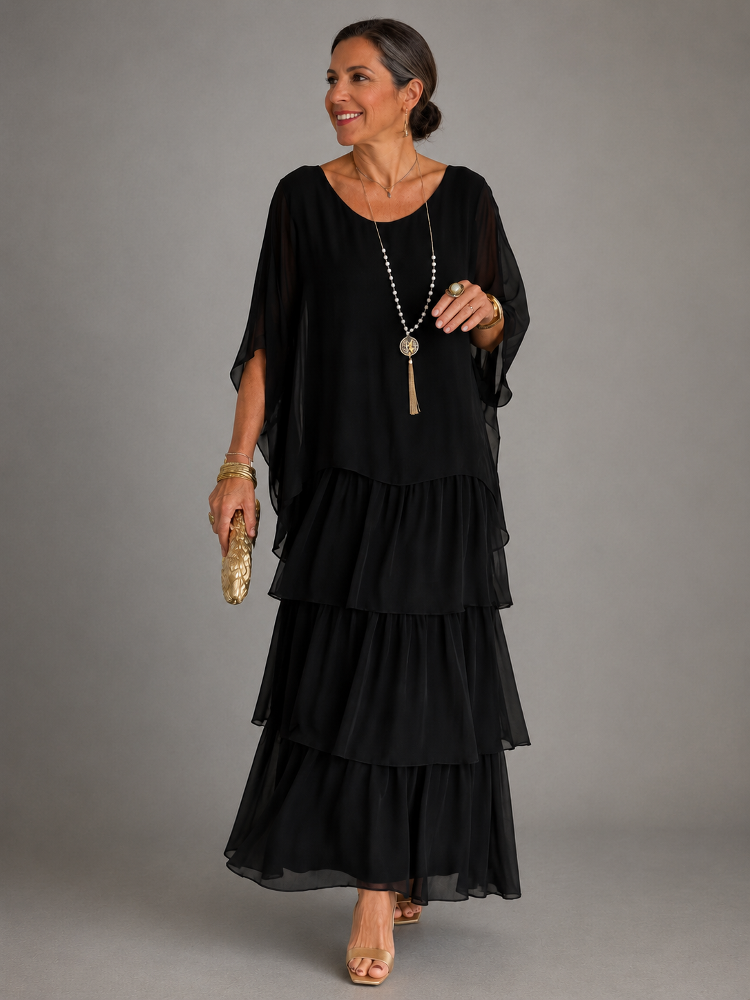 Garance | Robe longue fluide et élégante