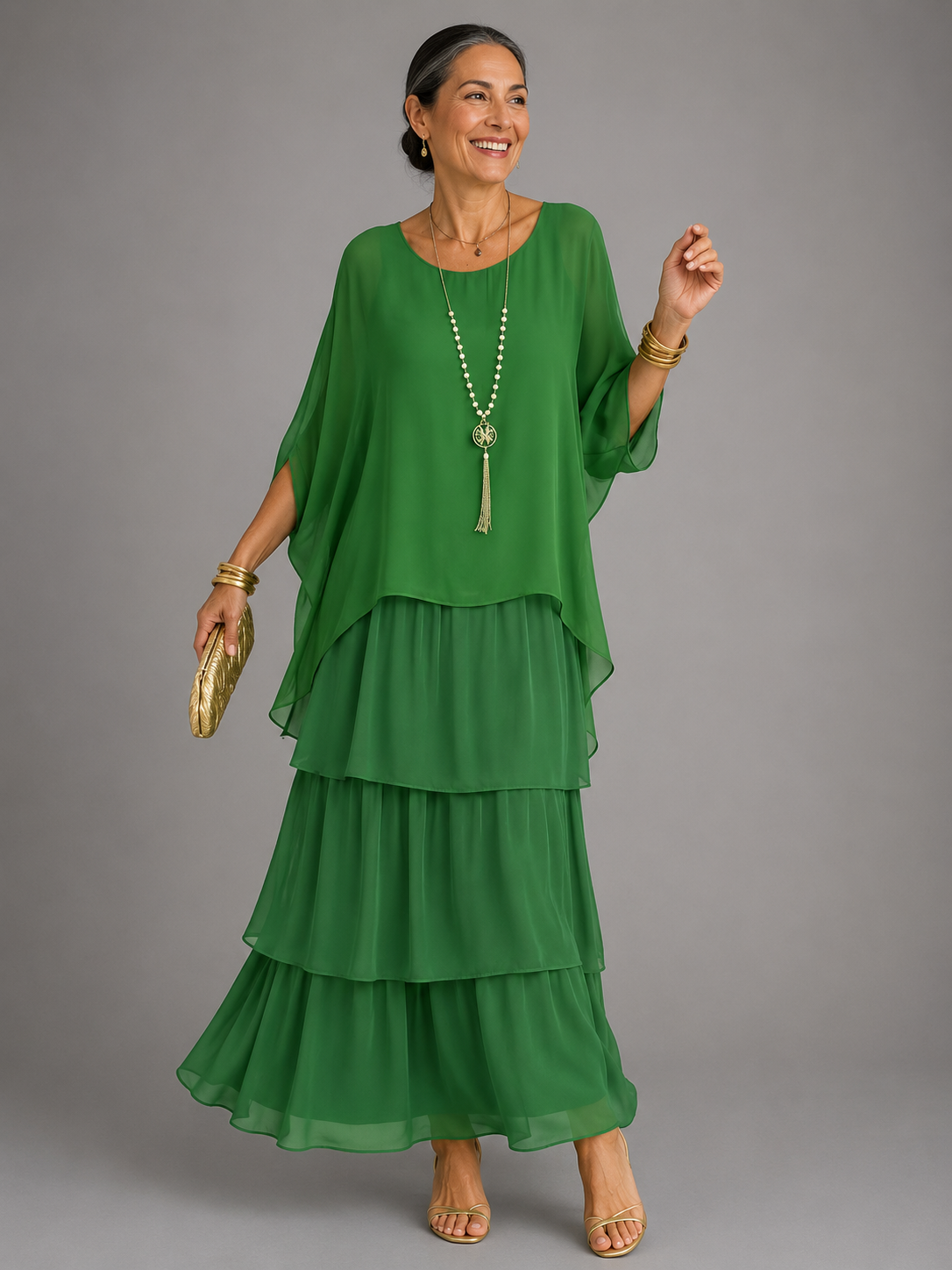 Garance | Robe longue fluide et élégante