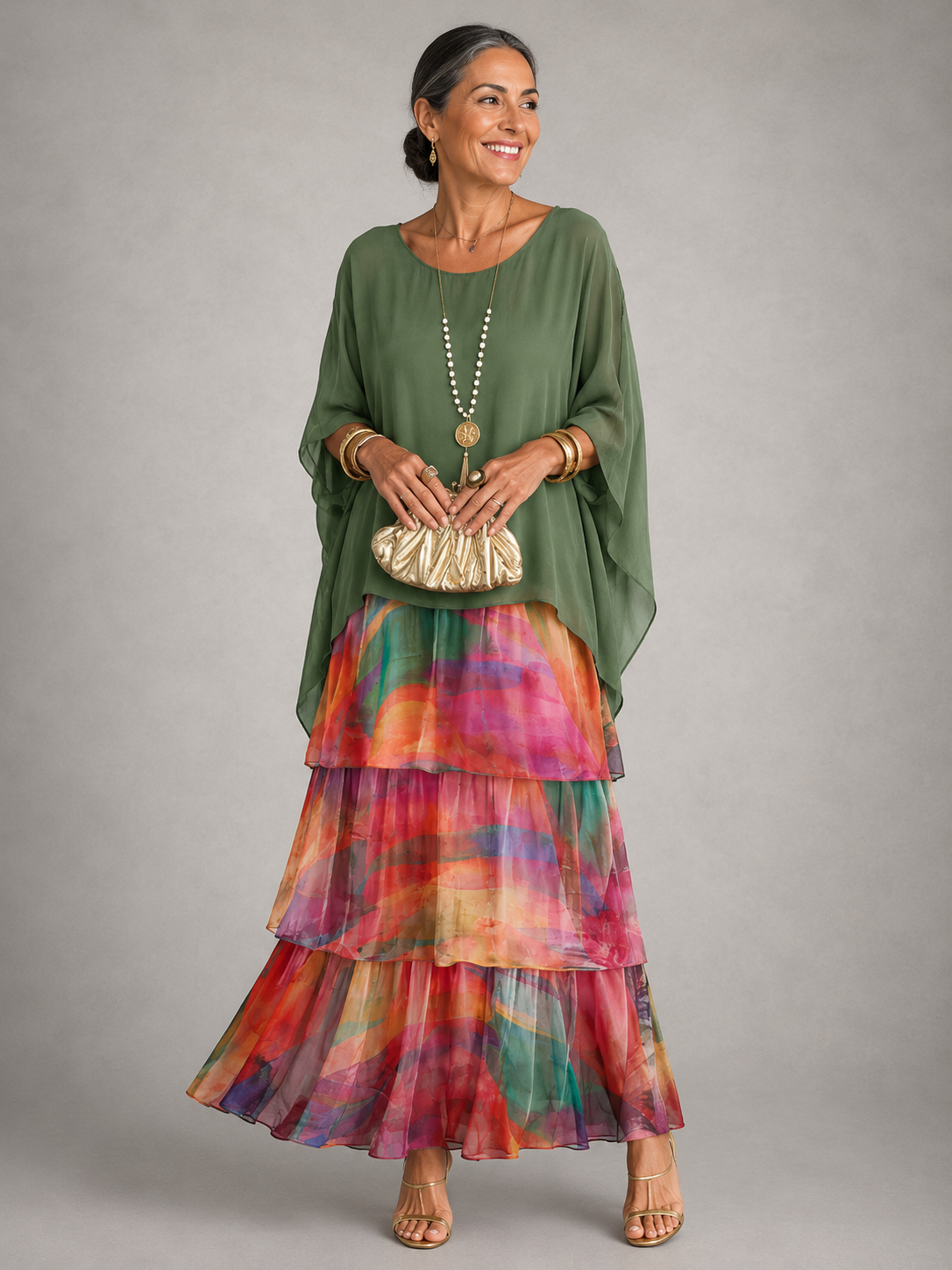 Garance | Robe longue fluide et élégante