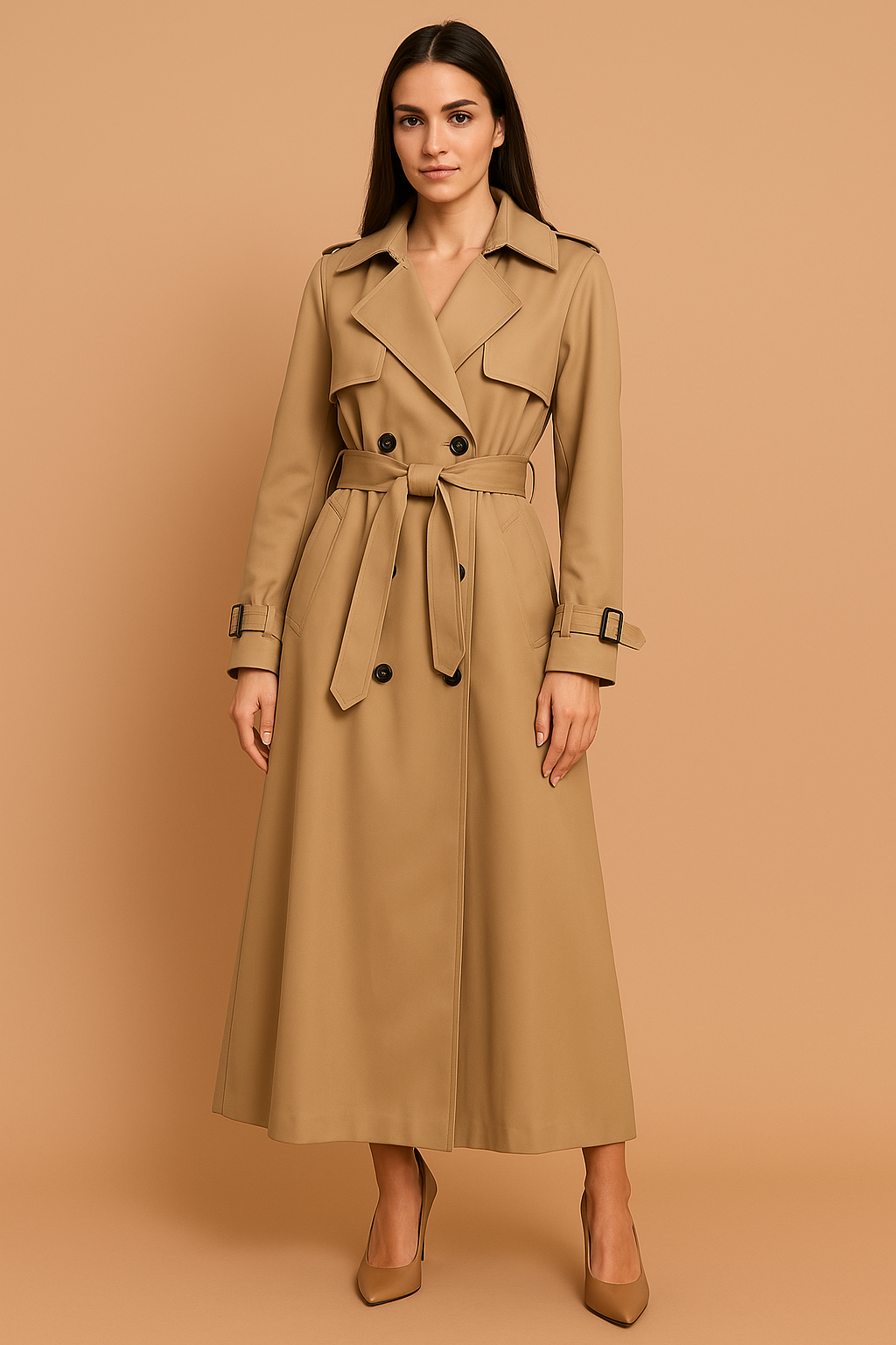 Leven™ | Trench-coat long et élégant
