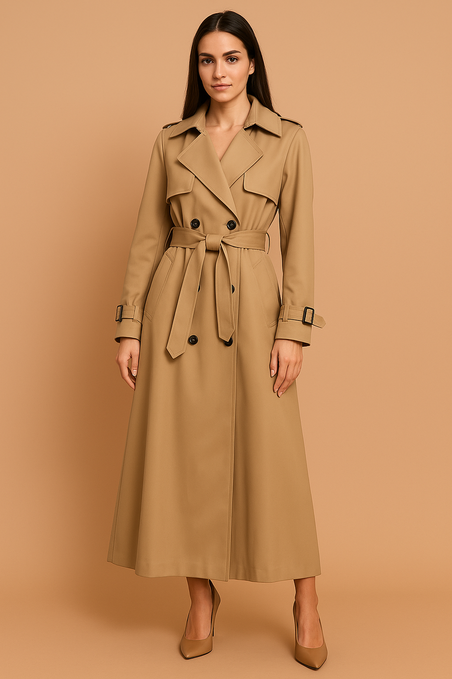 Leven™ | Trench-coat long et élégant