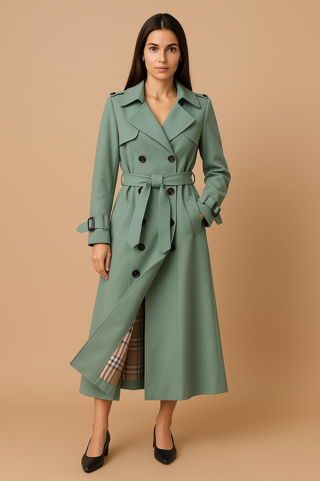 Leven™ | Trench-coat long et élégant
