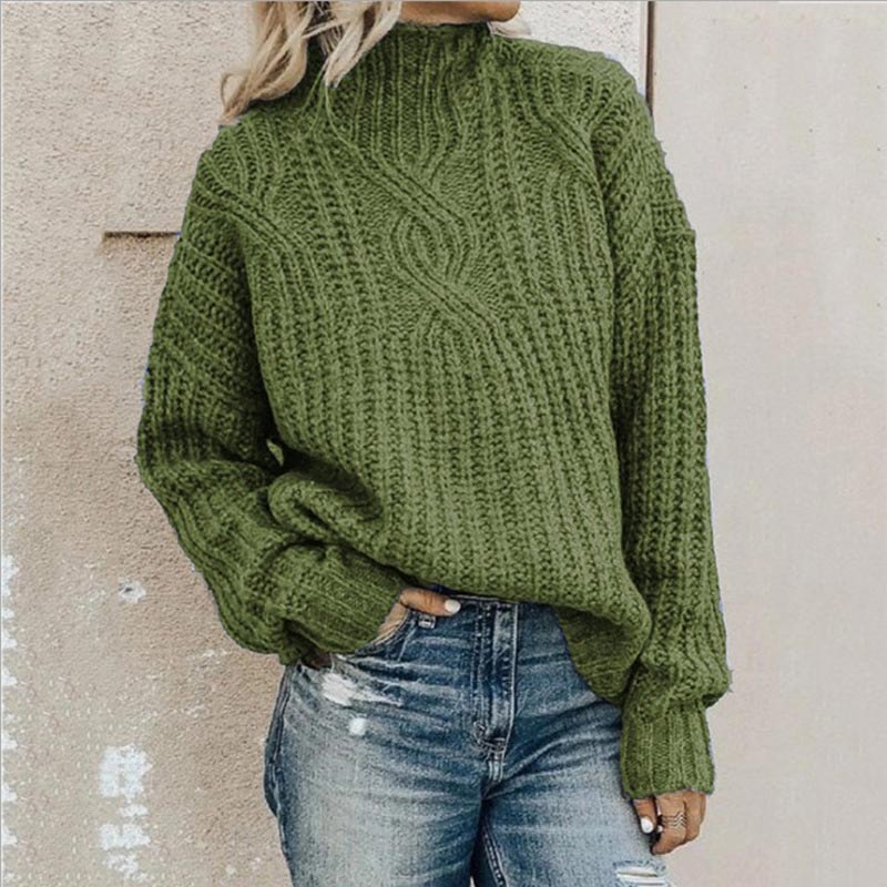 Sylvie | Élégant pull torsadé en maille douce