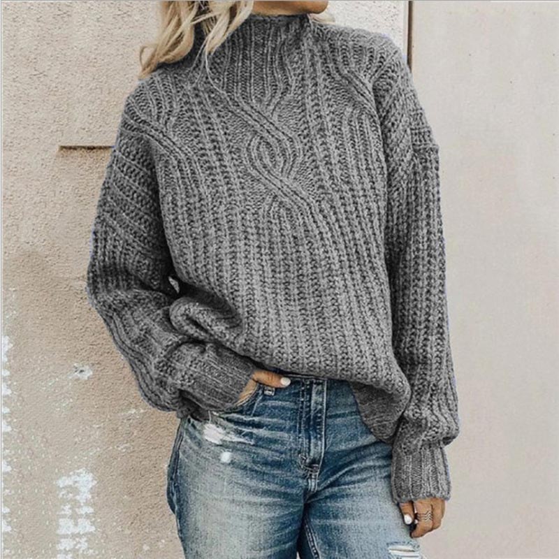 Sylvie | Élégant pull torsadé en maille douce