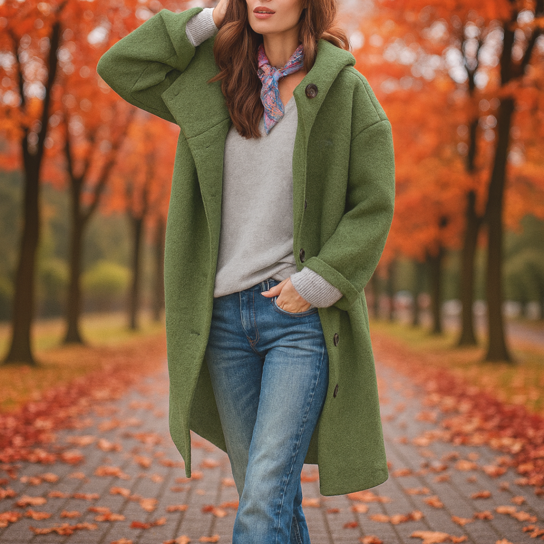 Liora™ | Manteau en laine oversize confortable