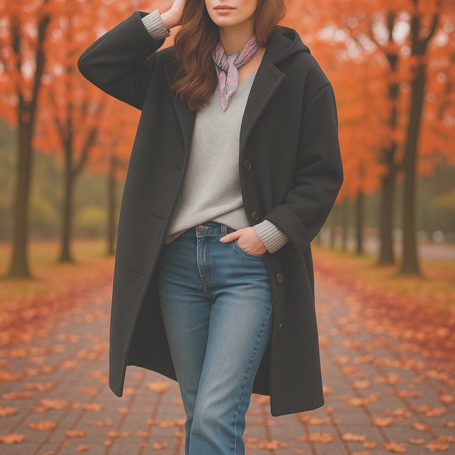 Liora™ | Manteau en laine oversize confortable