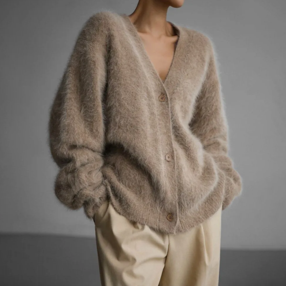 Léonie | Élégant cardigan en cachemire
