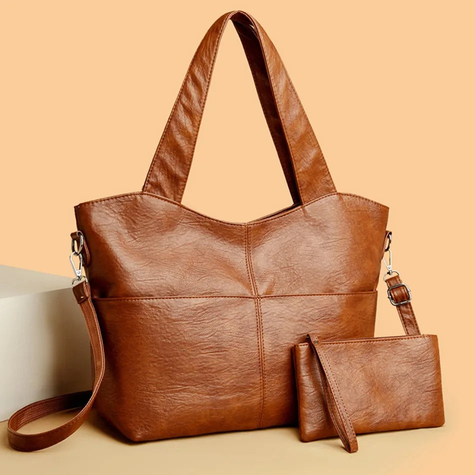 Gabbie – Sac à main structuré élégant à double bandoulière