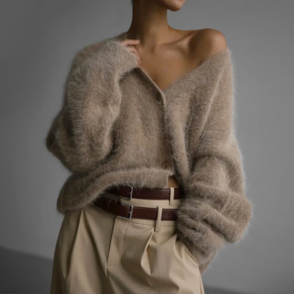 Léonie | Élégant cardigan en cachemire