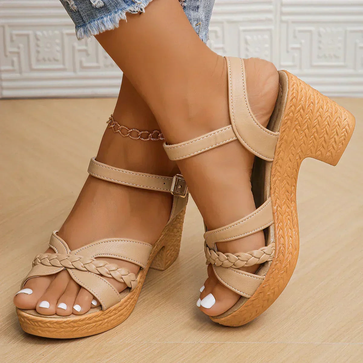 Sandales classiques à talon moyen Gianna™