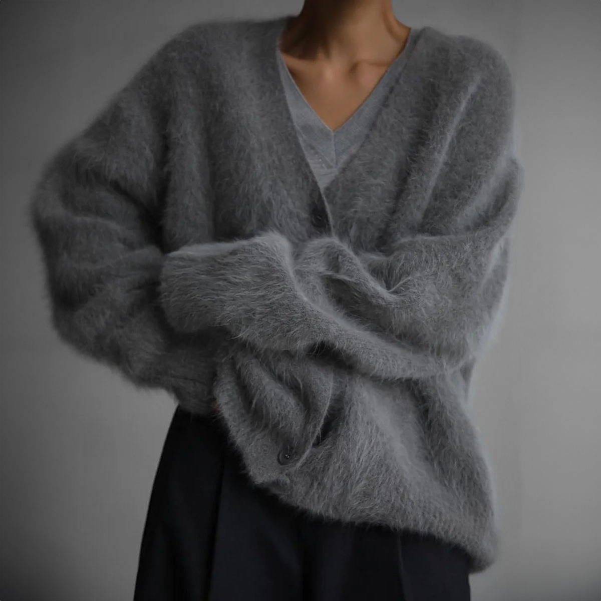 Léonie | Élégant cardigan en cachemire