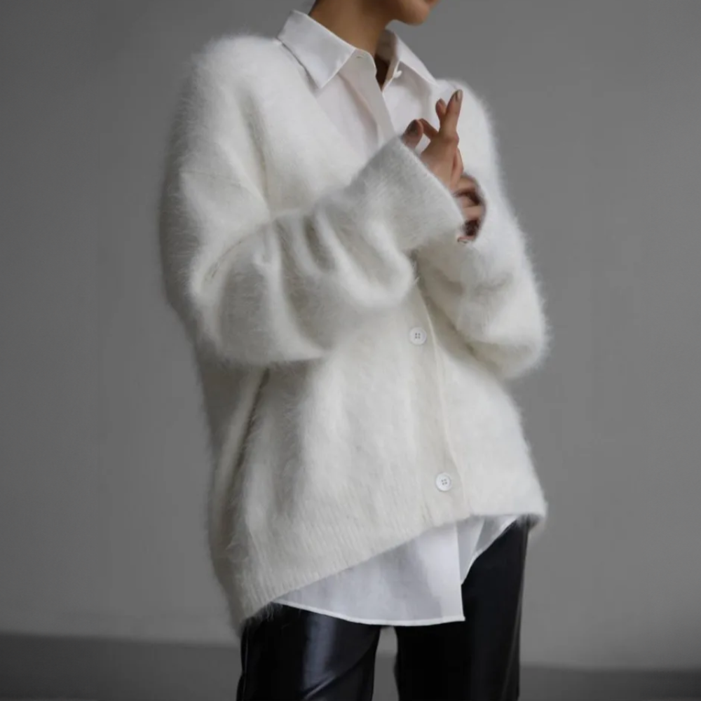 Léonie | Élégant cardigan en cachemire