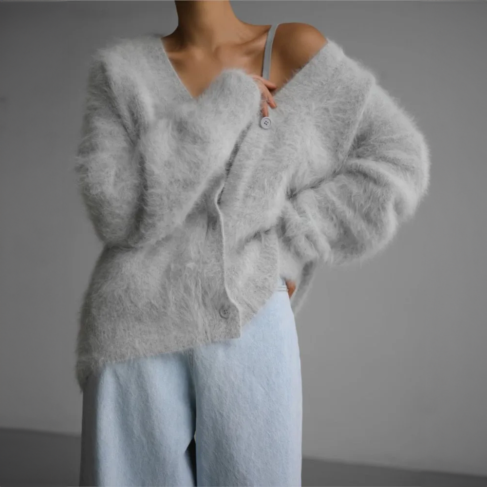 Léonie | Élégant cardigan en cachemire