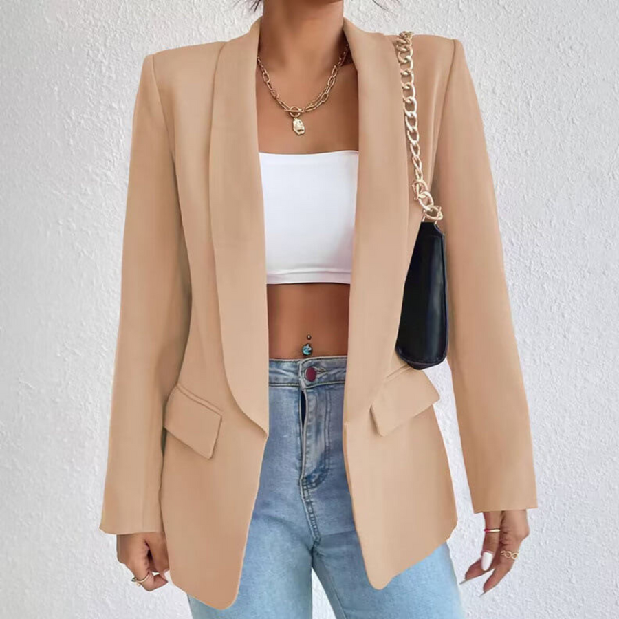 Lucile | Blazer Ouvert Élégant à Manches Longues