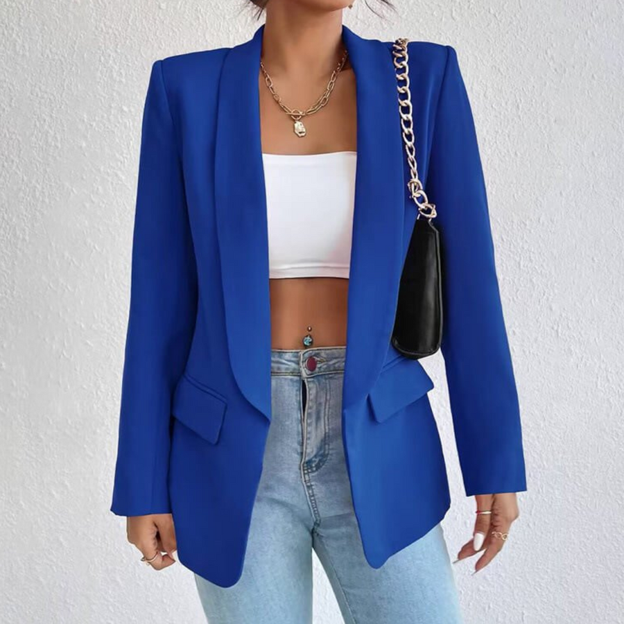 Lucile | Blazer Ouvert Élégant à Manches Longues